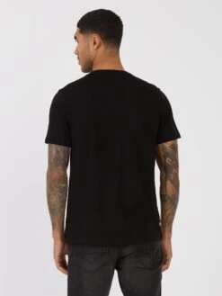 6 OCLOCK SHADOW PRINTED T-SHIRT 10 6 OCLOCK SHADOW PRINTED T-SHIRT -Luke M740151 BLACK 3