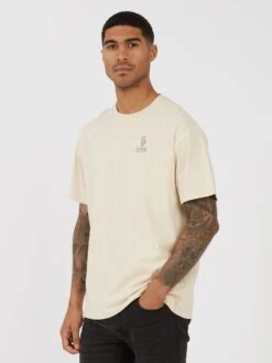 GRADE RELAXED FIT T-SHIRT -Luke M740152 ECRU 2