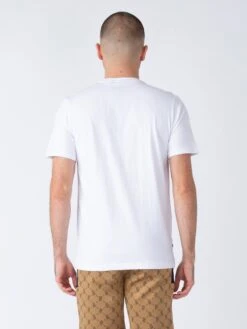 KANE OVERPRINTED T-SHIRT -Luke M750150 WHITE DARKNAVY 3