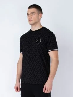 SHIREOAK OVERPRINT T-SHIRT -Luke M750155 BLACK 2