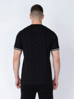 SHIREOAK OVERPRINT T-SHIRT -Luke M750155 BLACK 3