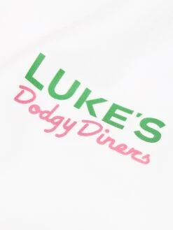 DODGY DINERS HARDCORE PRAWNS PRINTED T-SHIRT -Luke M750165 PRAWNSTEE WHITE 3