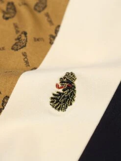 PICKFORD OVER PRINT SWEAT -Luke M750354 CARAMEL 3