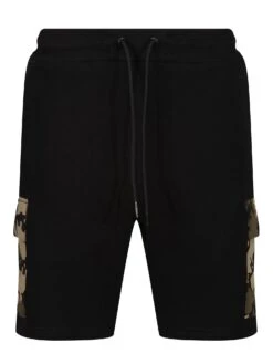 ACTIVE SWEAT SHORTS -Luke M750358 BLACK 1