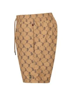 ANDRES OVERPRINT SWIM SHORTS 12 ANDRES OVERPRINT SWIM SHORTS -Luke M751050 CARAMEL 3