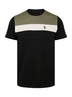 MILKO PECKER CONTRAST PANEL T-SHIRT