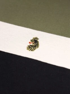 MILKO PECKER CONTRAST PANEL T-SHIRT -Luke M760152 CLOVER 4