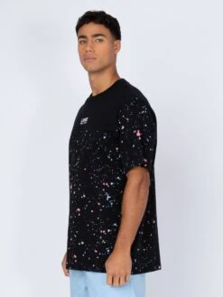 ST KITTS PAINT SPLATTER T-SHIRT -Luke M760157 BLACK 2 7d539a5c b46d 4db3 a519 dc39a592376a
