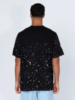 ST KITTS PAINT SPLATTER T-SHIRT -Luke M760157 BLACK 3 ab31dad6 39f4 4ec8 b8dc 8fa53e8b1090