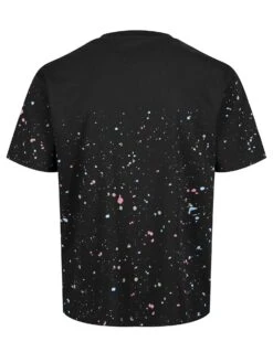 ST KITTS PAINT SPLATTER T-SHIRT -Luke M760157 JETBLACK 5A