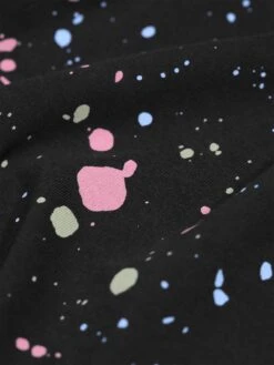 ST KITTS PAINT SPLATTER T-SHIRT -Luke M760157 JETBLACK 7A