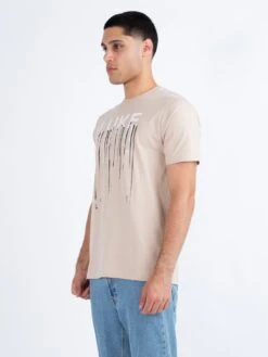 BOSSA PRINTED PURE COTTON T-SHIRT -Luke M770159 DK ECRU 2