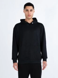 CARTER JACQUARD OVERHEAD HOODIE -Luke M770355 BLACK 1