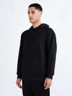 CARTER JACQUARD OVERHEAD HOODIE -Luke M770355 BLACK 2
