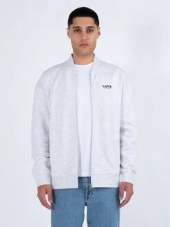 TREMENDOUS BASEBALL NECK SWEATSHIRT -Luke M770361 LT MRL GREY 1B