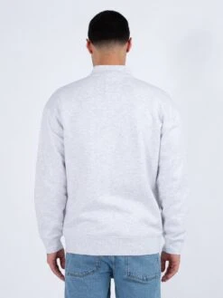 TREMENDOUS BASEBALL NECK SWEATSHIRT -Luke M770361 LT MRL GREY 3