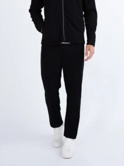 CORDON STRETCH CORD TEXTURED TROUSERS -Luke M770450 BLACK 1A