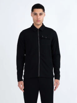 CONCORD STRETCH CORD TEXTURED JACKET -Luke M770753 BLACK 1 3dbf855b a17b 4367 aede d189c5d877cd