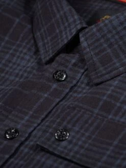 EIGHTOAKS CHECKED OVERSHIRT -Luke M770950 BLACK 4