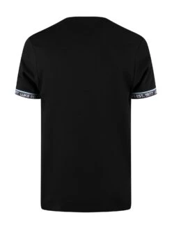 NELSON CONTRAST CUFF T-SHIRT -Luke M800153 NELSON BLACK 3