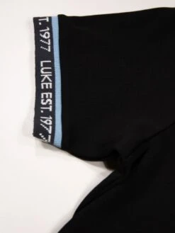 NELSON CONTRAST CUFF T-SHIRT -Luke M800153 NELSON BLACK 4