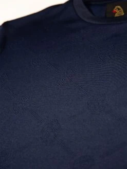 ARRIBA TEXTURED T-SHIRT 6 ARRIBA TEXTURED T-SHIRT -Luke M800166 DK NAVY 3 1
