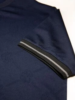 ARRIBA TEXTURED T-SHIRT 7 ARRIBA TEXTURED T-SHIRT -Luke M800166 DK NAVY 4 1