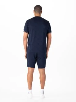 ARRIBA SHORT SET -Luke M800166 NAVY 3 FULL LENGHT