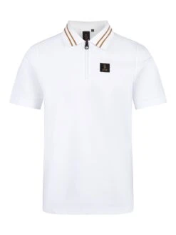 THROOP ZIP NECK POLO