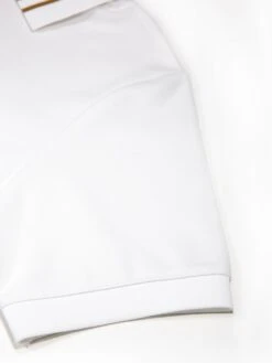 THROOP ZIP NECK POLO -Luke M811450 WHITE 6