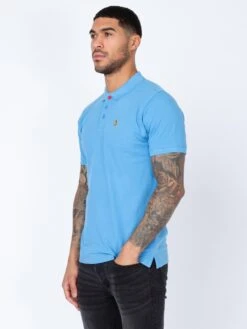 WILLIAMS CLASSIC PIQUE POLO 9 WILLIAMS CLASSIC PIQUE POLO -Luke ZM120101G WILLIAMS ATLANTIC BLUE 2