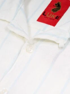 MISKITO STRIPE SHORT SLEEVE SHIRT -Luke m650803 white 3