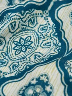 RAITIPURA PRINTED SHORT SLEEVE SHIRT -Luke m650805 ecru 3