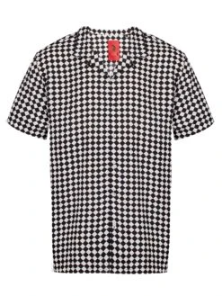 WAWASHAN CHECK SHORT SLEEVE SHIRT
